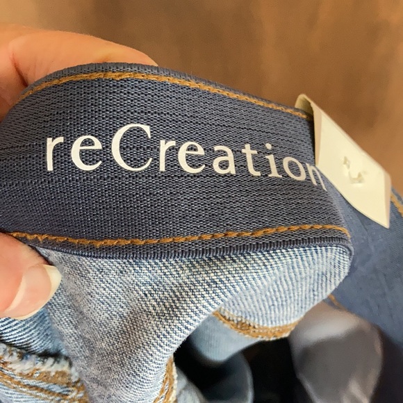 floral print raw hem jean denim short no gap waistband size 18 - Picture 16 of 17